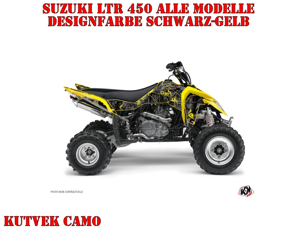 Camo Schwarz-Gelb für Suzuki LTR 450