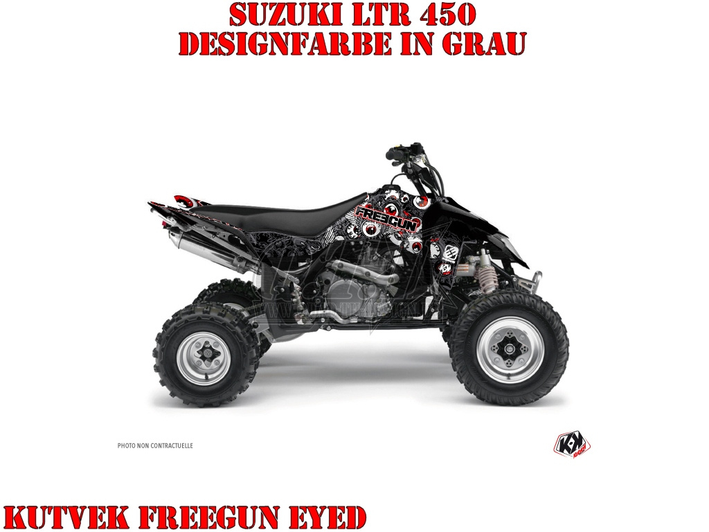 Freegun-Eyed Grau-Rot für Suzuki LTR 450