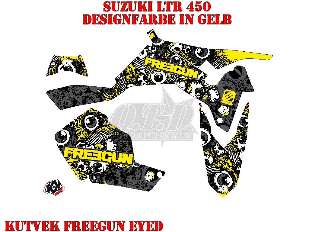 Freegun-Eyed Gelb für Suzuki LTR 450