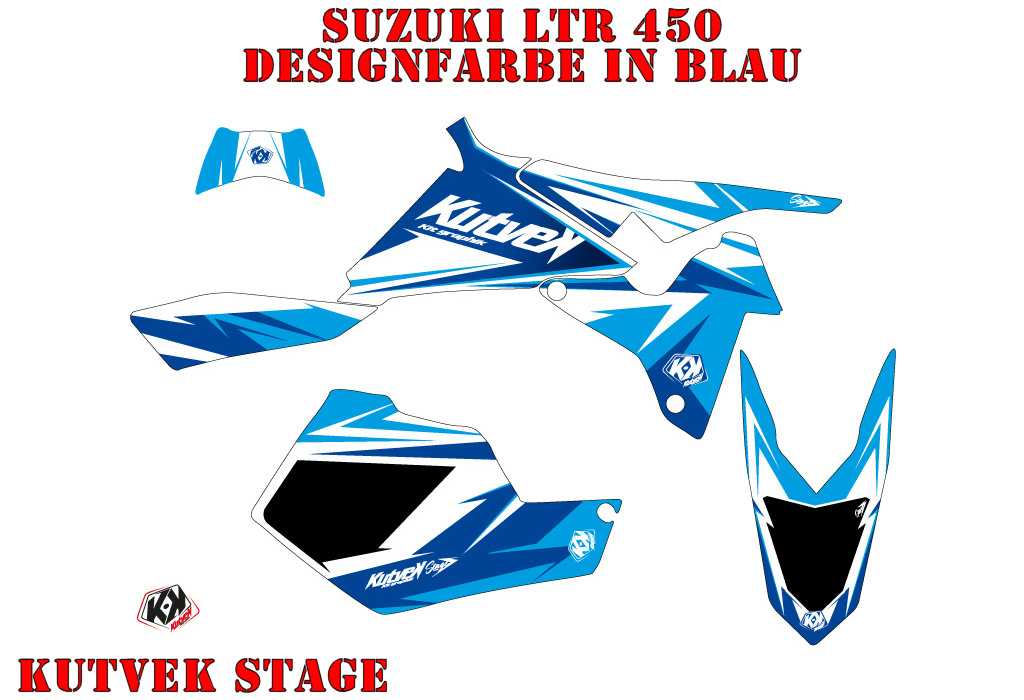 Stage Blau für Suzuki LTR 450
