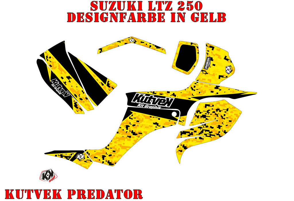 Predator Gelb für Suzuki LTZ 250