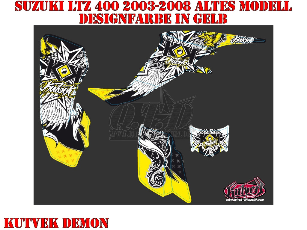 Beispiel Bild für die Farben, Demon für Suzuki LTZ 400 2003-2008