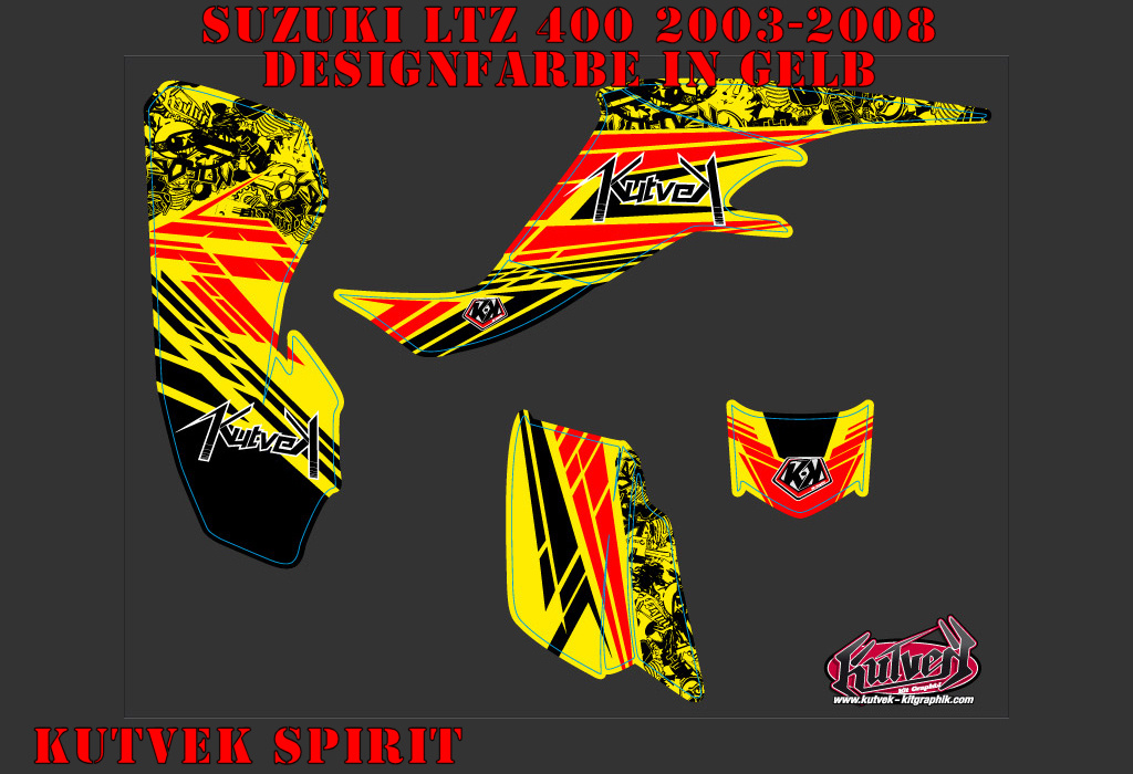 Beispiel Bild für die Farben, Spirit für Suzuki LTZ 400 2003-2008