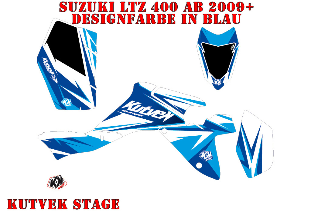 Stage Blau für Suzuki LTZ 400 ab 2009+