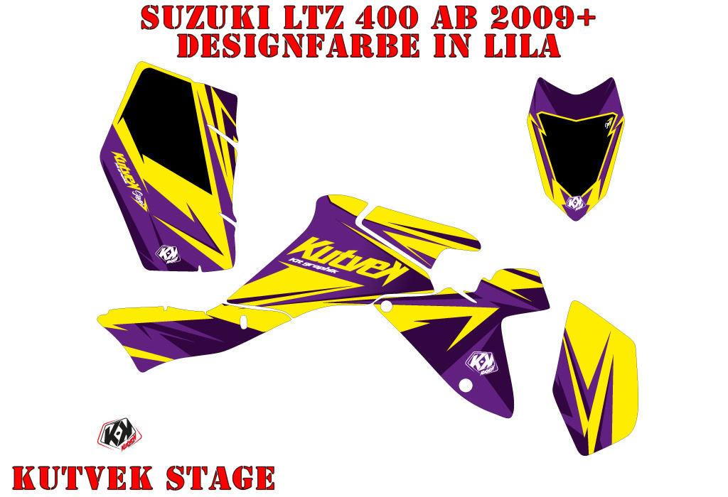 Stage Lila für Suzuki LTZ 400 ab 2009+
