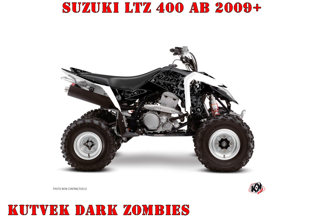 Zombies Dark Schwarz für Suzuki LTZ 400 ab 2009+