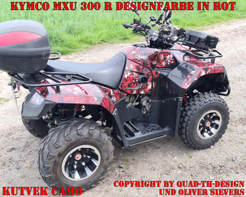 Camo Red for Kymco MXU 250R/300R