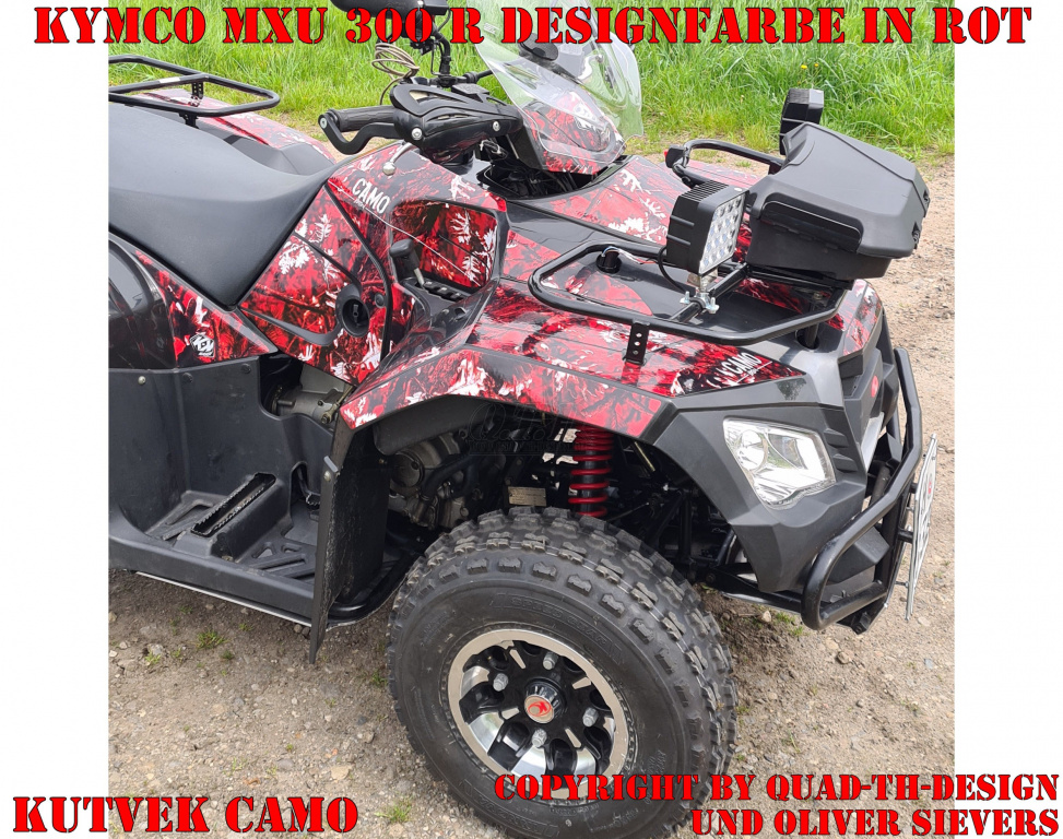 Camo Red for Kymco MXU 250R/300R