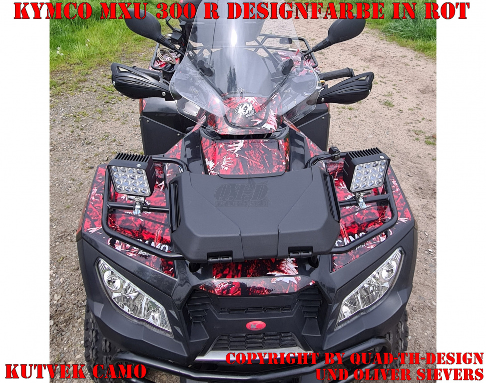 Camo Red for Kymco MXU 250R/300R