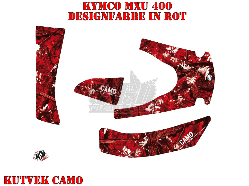 Camo Rot Standard Version für Kymco MXU 400 2008-2017