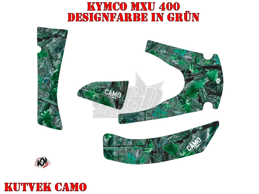 Camo Grün Standard Version für Kymco MXU 400 2008-2017