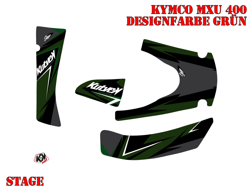 Stage Grün für Kymco MXU 400 2008-2017