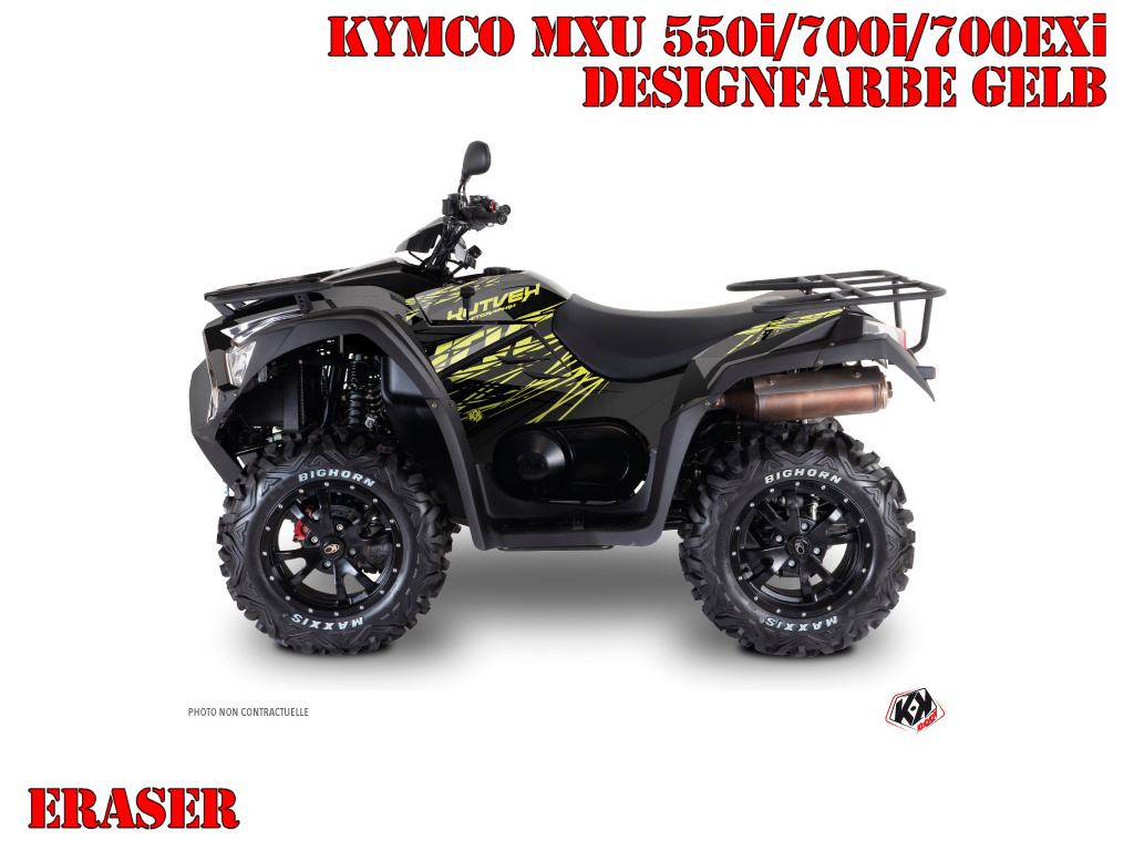 Eraser Yellow for Kymco MXU 550/700i