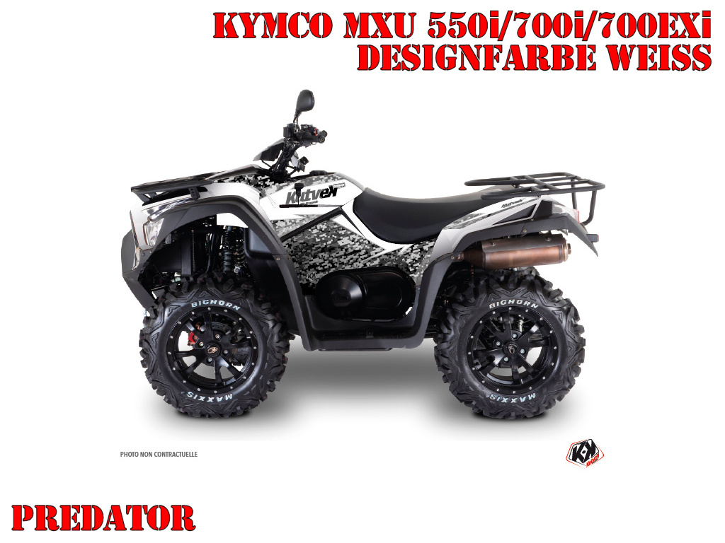 Predator White for Kymco MXU 550/700i