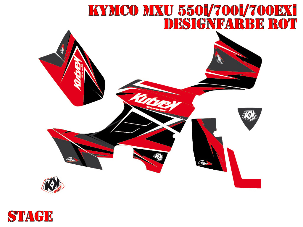 Stage Rot für Kymco MXU 550/700i