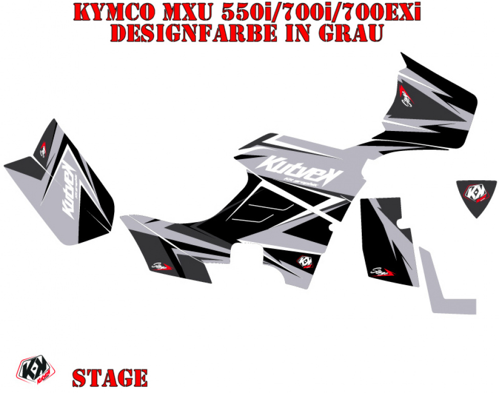 Stage Grau für Kymco MXU 550/700i
