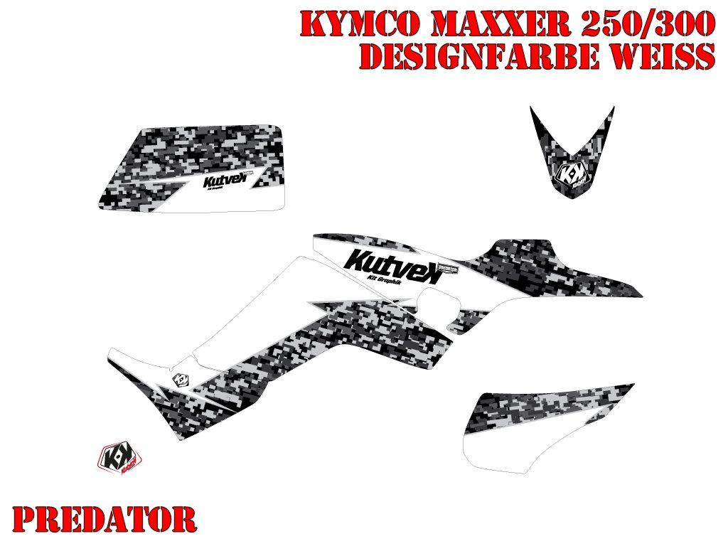 Predator White for Kymco Maxxer 250/300