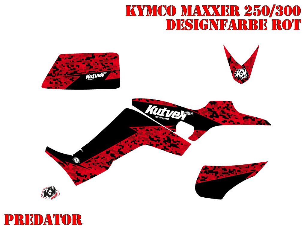 Predator Red for Kymco Maxxer 250/300