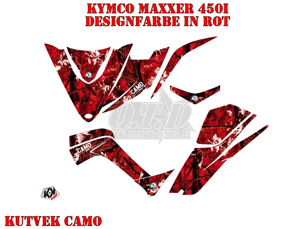 Camo Rot für Kymco Maxxer 450i