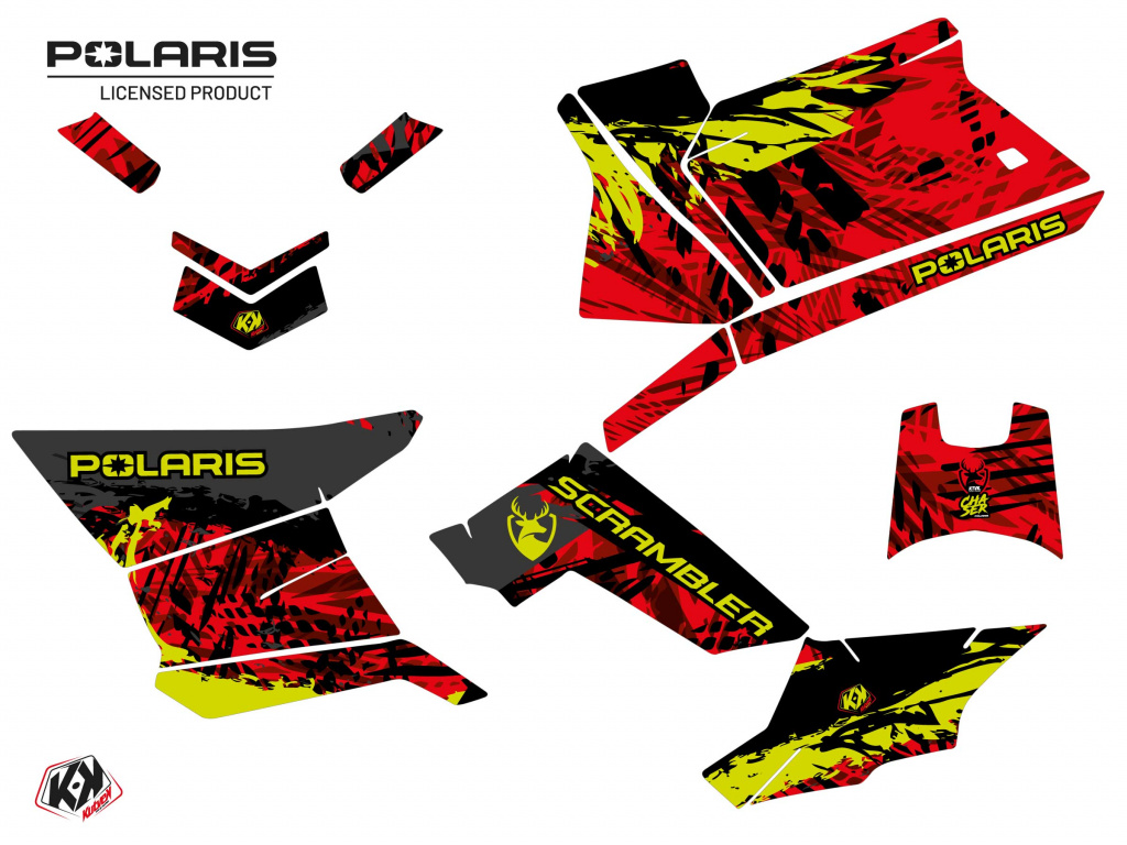 Chaser Schwarz Standard Kit für Polaris Scrambler 850/1000 XP 2013-2022