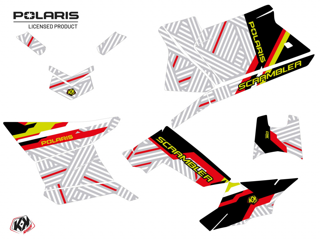 Beispiel Bild für die Farben, Epik White Standard Kit for Polaris Scrambler 850/1000 XP 2013-2022