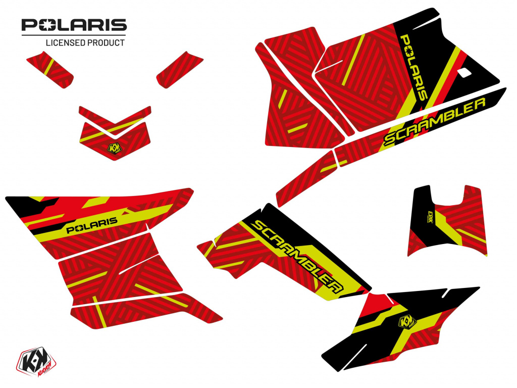 Beispiel Bild für die Farben, Epik Black Standard Kit for Polaris Scrambler 850/1000 XP 2013-2022