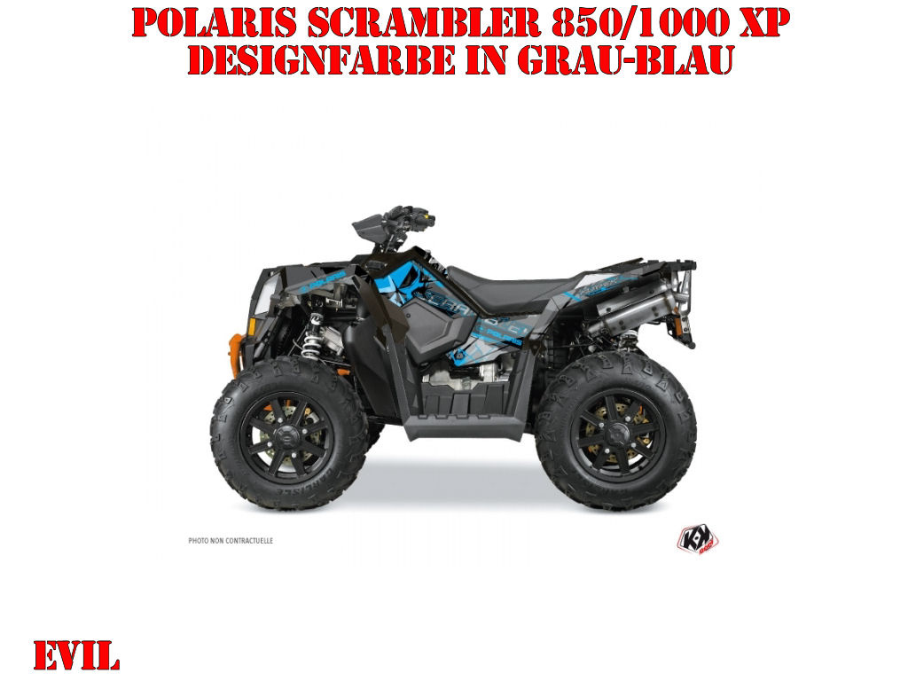 Beispiel Bild für die Farben, Evil Blue Standard Kit for Polaris Scrambler 850/1000 XP 2013-2022