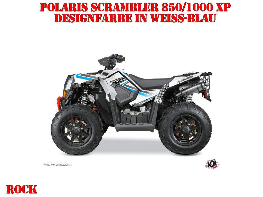 Rock Weiß-Blau Standard Kit für Polaris Scrambler 850/1000 XP 2013-2022