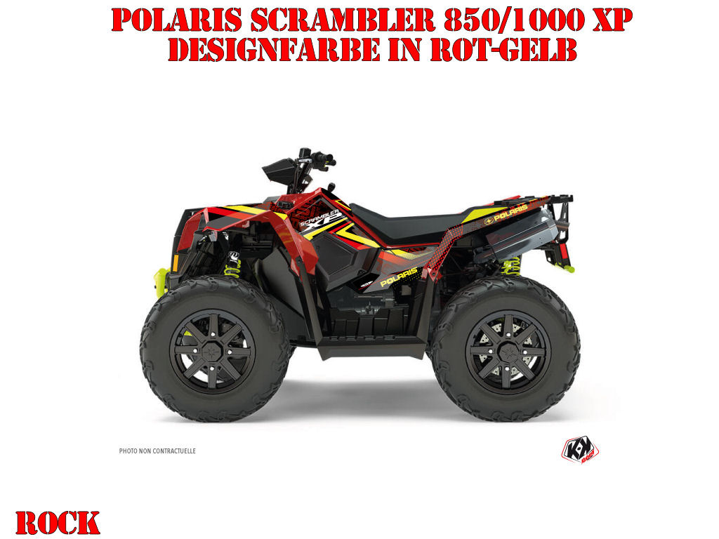 Rock Rot-Gelb Standard Kit für Polaris Scrambler 850/1000 XP 2013-2022
