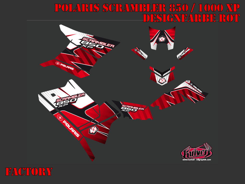 Factory Rot Standard Kit für Polaris Scrambler 850/1000 XP 2013-2022