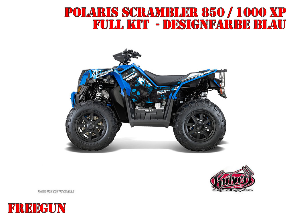 Freegun Blau Full Kit für Polaris Scrambler 850/1000 XP 2013-2022
