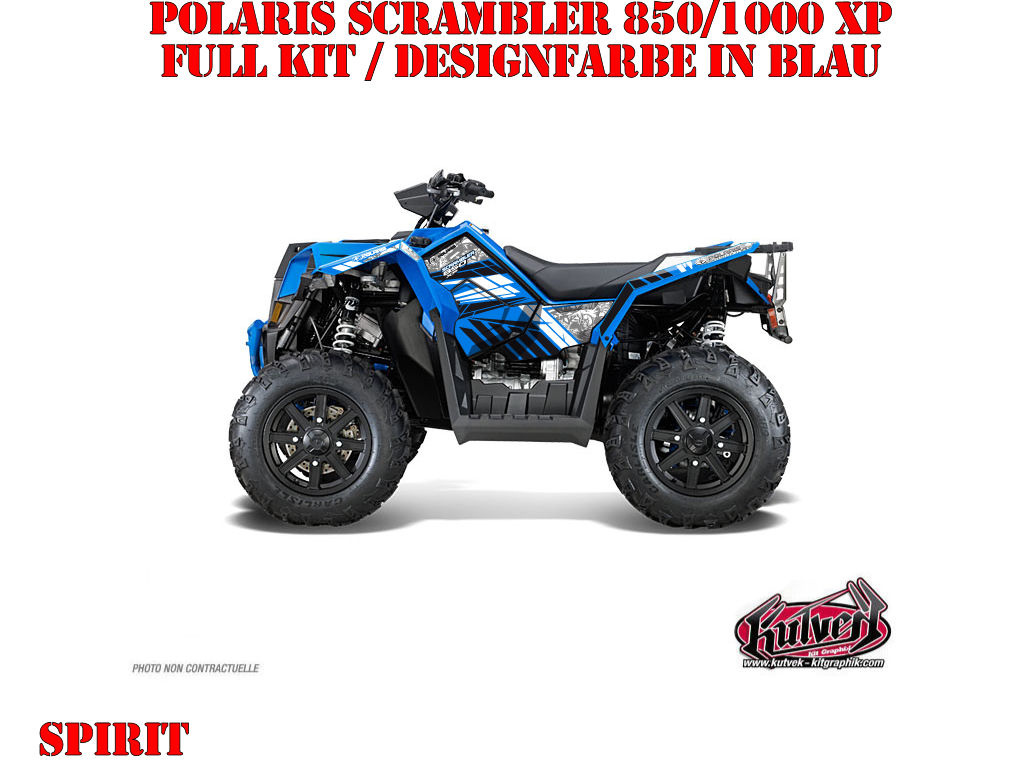 Example picture for thr colors, Spirit Blau Full Kit für Polaris Scrambler 850/1000 XP 2013-2022