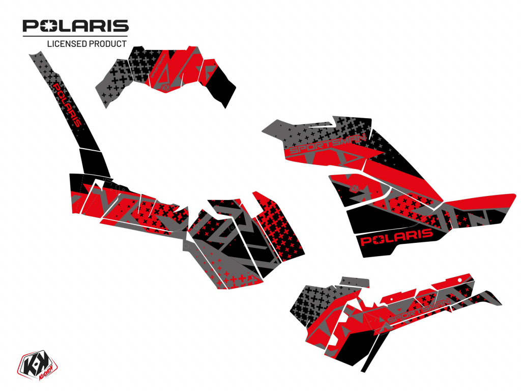 Stun Schwarz Standard Kit für Polaris Sportsman 1000 XP-S ab 2020+