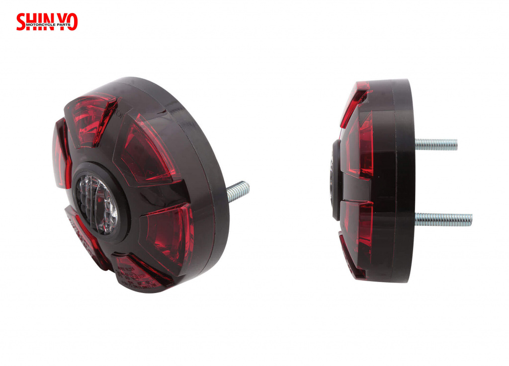 SHIN YO ATV 3in1 LED Rück-, Bremslicht & Blinker Modul ECE R6/R7 Paar