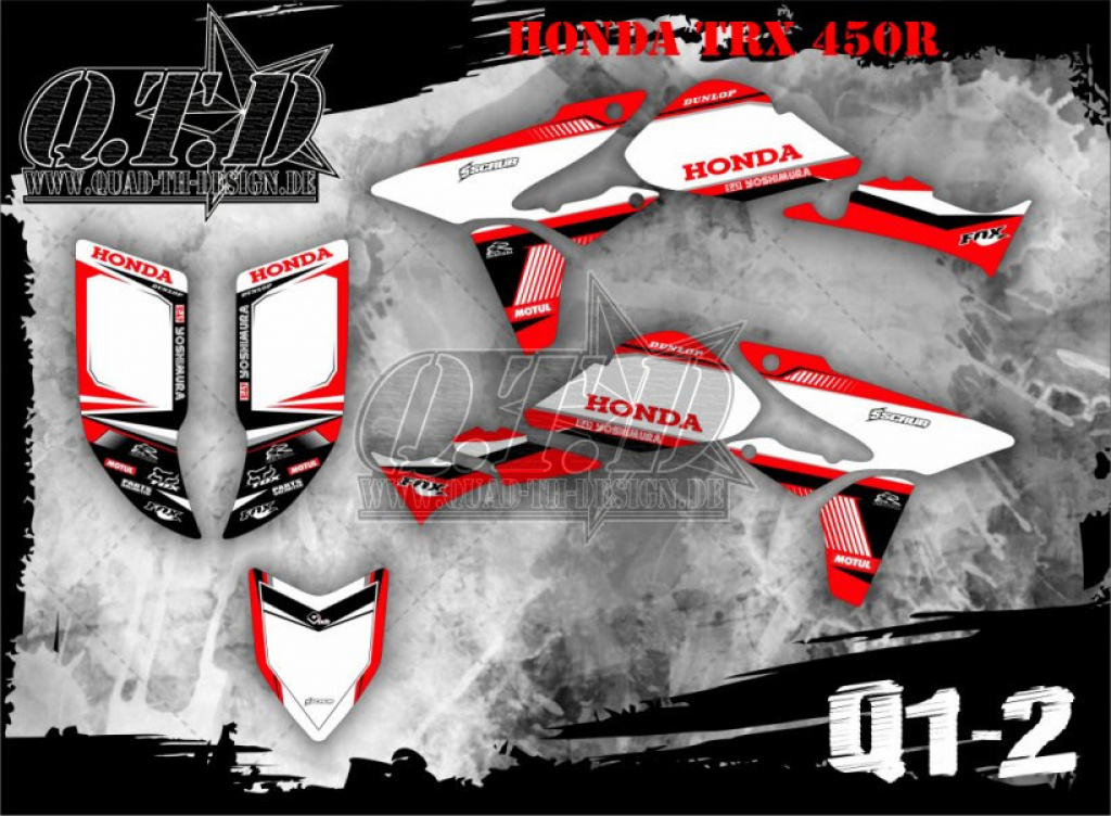 Honda Fox Q1-2 für Honda TRX 450R 2004-2016