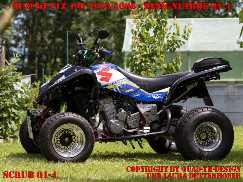 Q1-4 blau für Suzuki LTZ 400 2003-2008