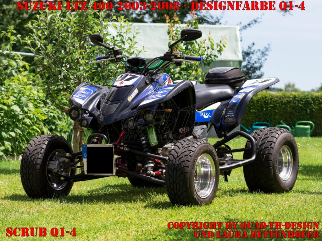 Q1-4 blau für Suzuki LTZ 400 2003-2008