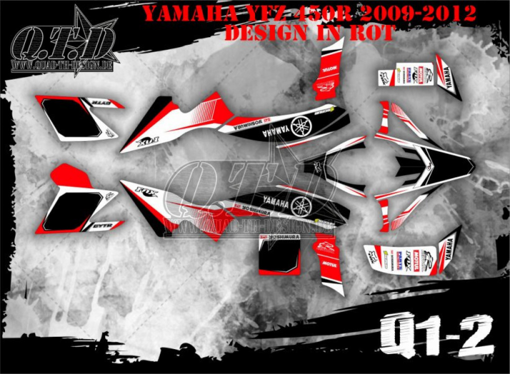 Fox Q1-2 für Yamaha YFZ 450R 2009-2013