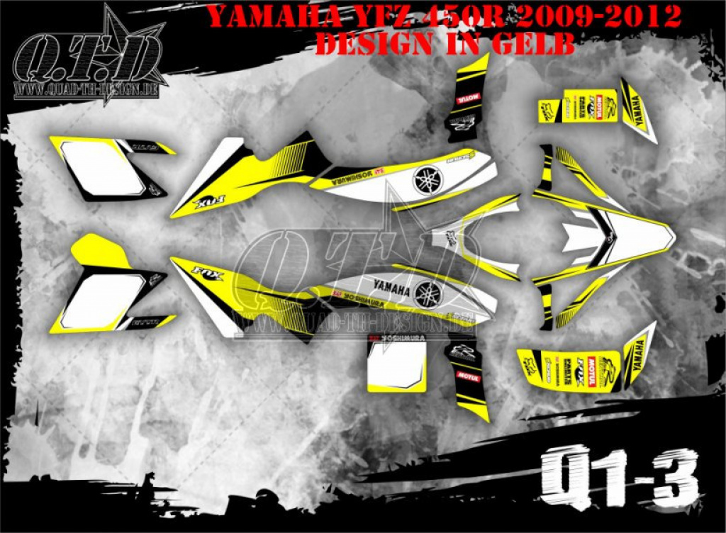 Fox Q1-3 für Yamaha YFZ 450R 2009-2013