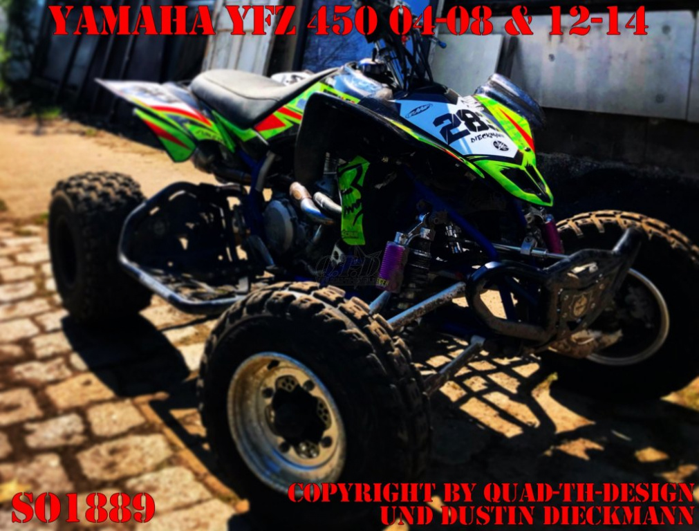 SO1889 für Yamaha YFZ YFZ 450 2004-2008 & 2012-2014