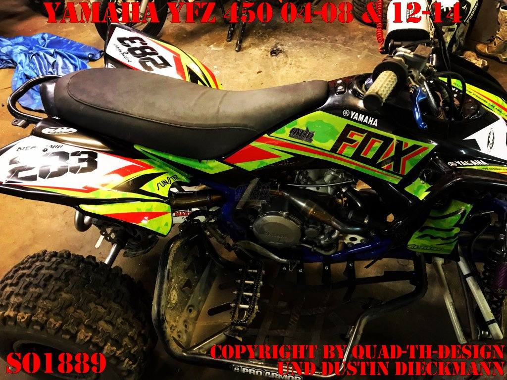 SO1889 für Yamaha YFZ YFZ 450 2004-2008 & 2012-2014