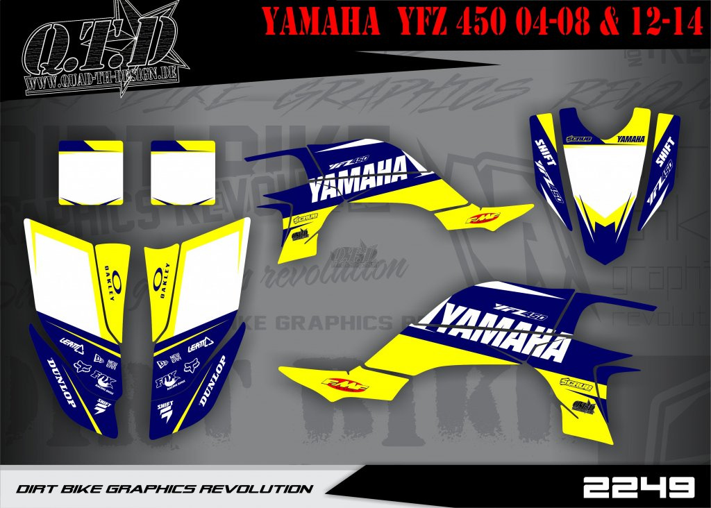 SO2249 für Yamaha YFZ 450 2004-2008 & 2012-2014