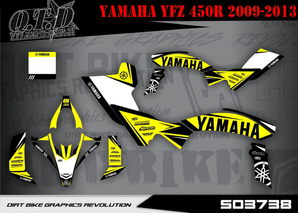 SO3738 für Yamaha YFZ 450R 2009-2013