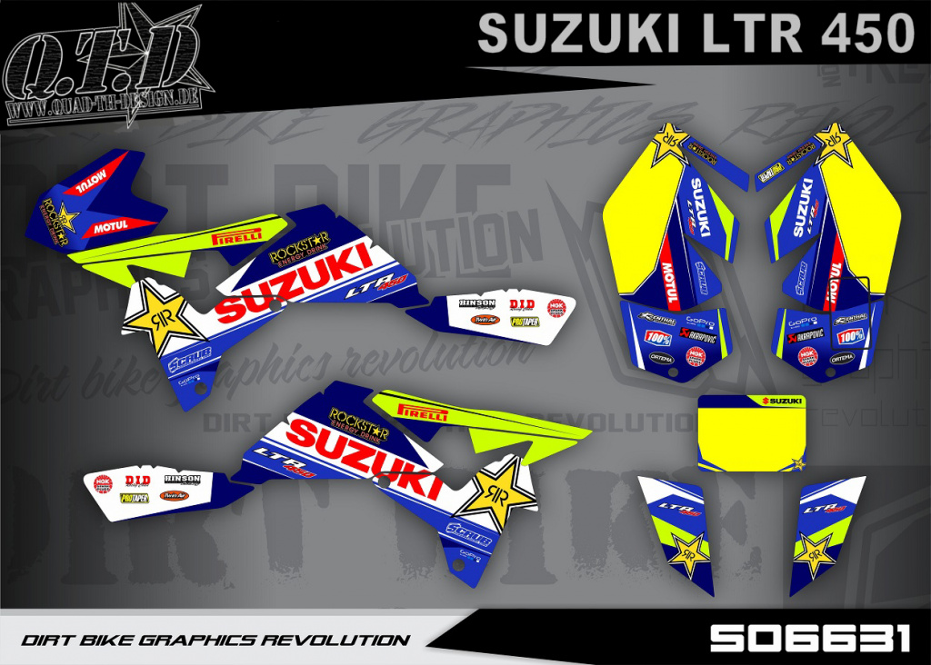 SO6631 fluoreszierende Farbe für die Suzuki LTR 450