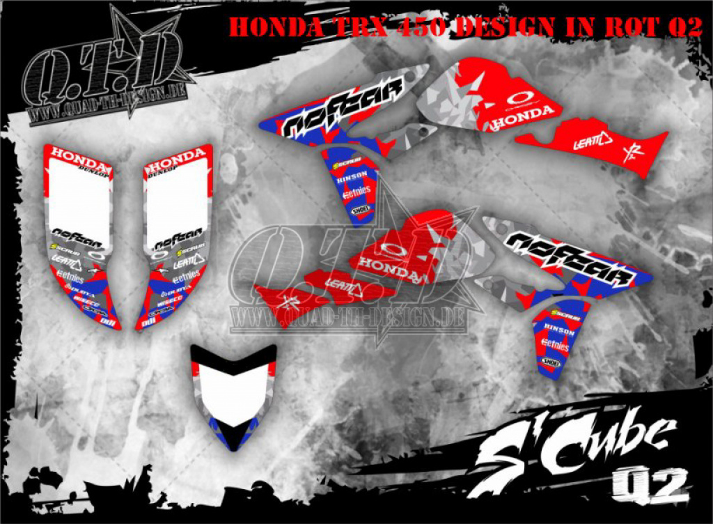 SCube Rot für Honda TRX 450R 2004-2016