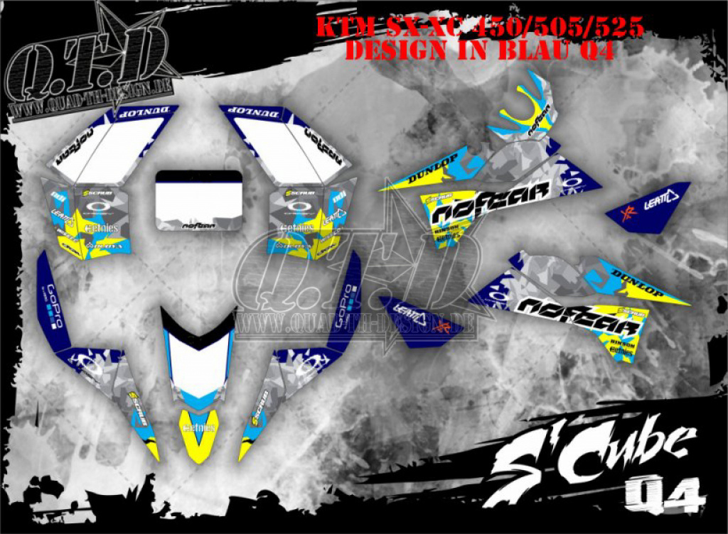 SCube Blue for KTM SX 505