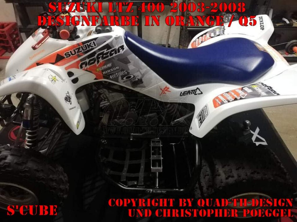 SCube Orange für Suzuki LTZ 400 2003-2008