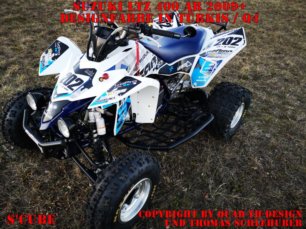 SCube Türkis für Suzuki LTZ 400 ab 2009+