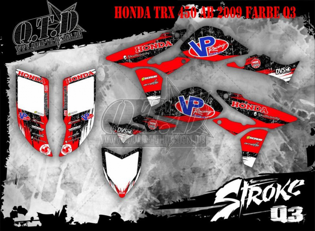 Stroke Q3 für Honda TRX 450R 2004-2016