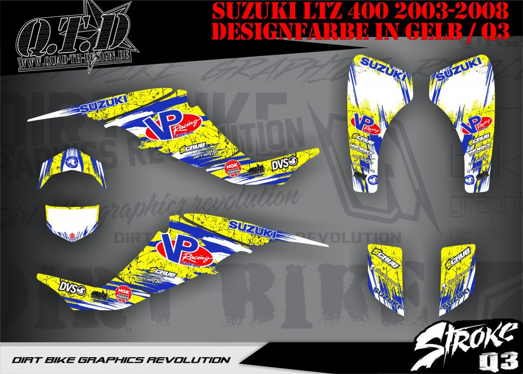Stroke Q3 für Suzuki LTZ 400 2003-2008